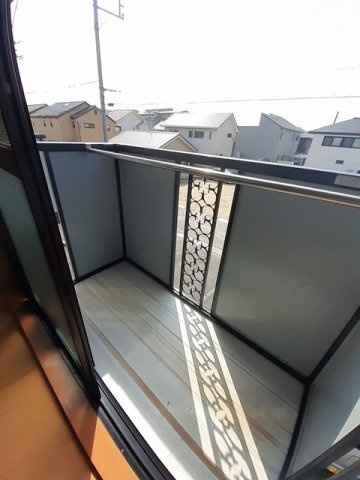 サンライズ富田のバルコニー