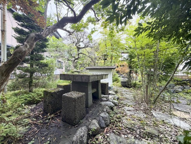 青梅市柚木町　古民家風の平屋　多摩川まで徒歩１分！の庭