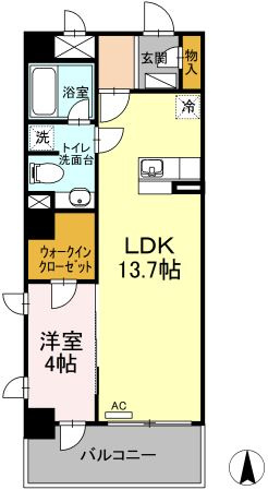 フィーノ武蔵小杉の間取り|武蔵小杉駅徒歩7分♪