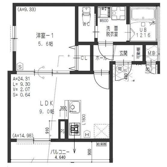 【間取り】 | One Kishiwada