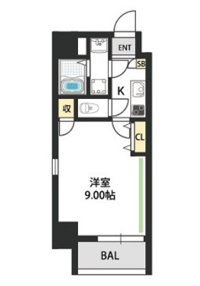 【間取り】 | プレミエール西田辺