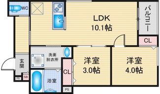 【間取り】 | REGALEST PRIME | 略図の為、現状優先