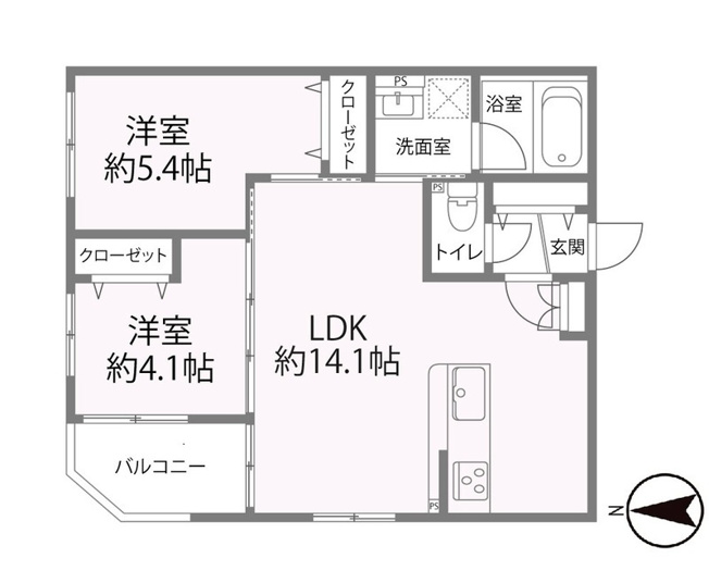 【間取り】 | グラン今里NORTH