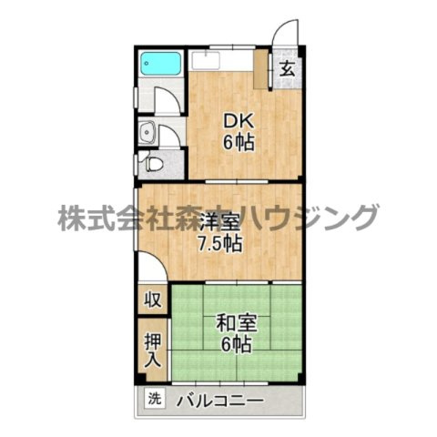【間取り】 | 　ヒロミツイースト