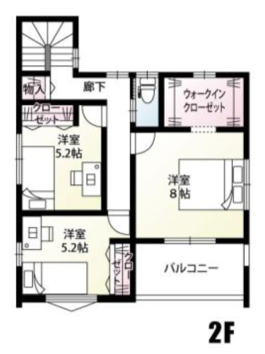 鴻巣市松原3丁目(9区画)６号棟の間取り