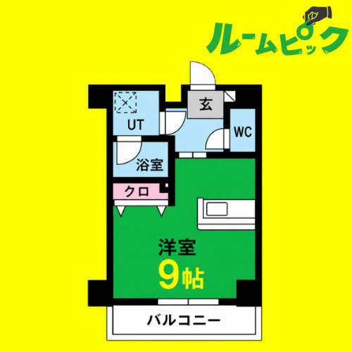 グランテラス熱田　名古屋市賃貸　仲介手数料無料の間取り