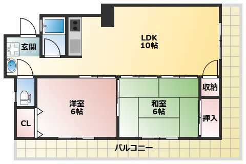 【間取り】 | 文の里コーポ