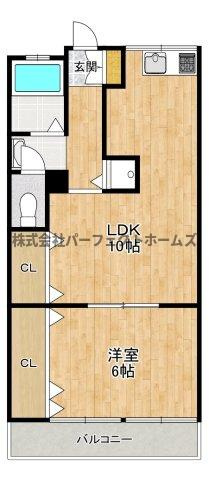 レジデンス長尾谷の間取り
