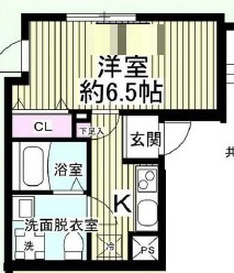 ＳＨＩＲＯの間取り|間取りです。
