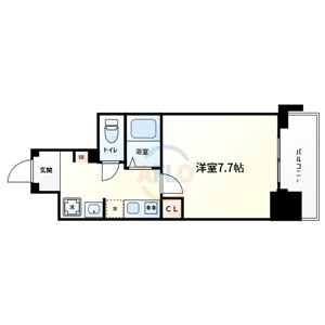 ミラージュパレス本町東レジデンスの間取り|ミラージュパレス本町東レジデンス　間取り