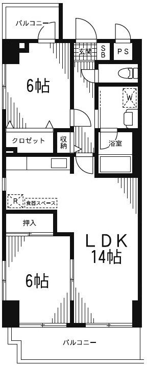 パークサイドヴィラ茅ヶ崎の間取り