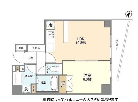 ＹＳレジデンス代田橋の間取り