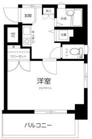 江東区富岡２丁目の賃貸マンションの間取り