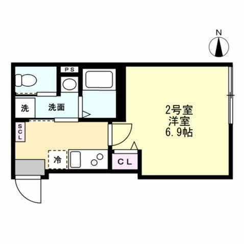 【間取り】 | ベイルームハイム大和中央A(ベイルームハイムヤマトチュウオウエー)