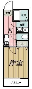 Lyk貝塚の間取り