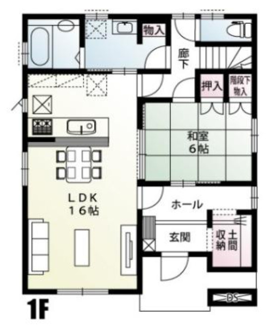 鴻巣市松原3丁目(9区画)7号棟の間取り