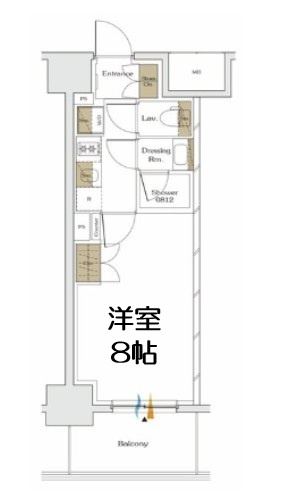 【間取り】 | ザ・パークハビオ谷町六丁目テラス