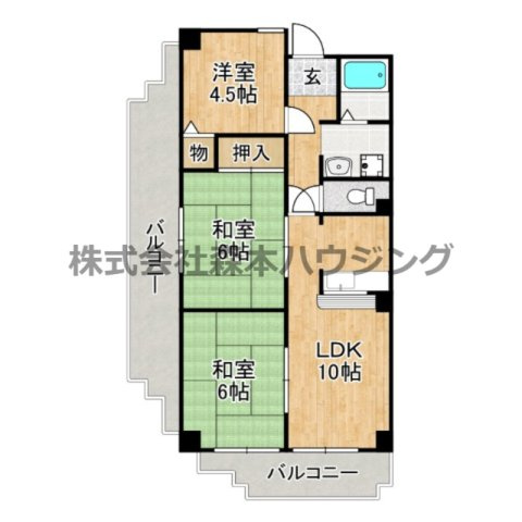 【間取り】 | 　コーポ小林