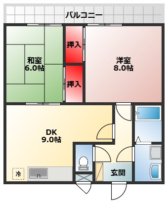 【間取り】 | グリーンヒル草部
