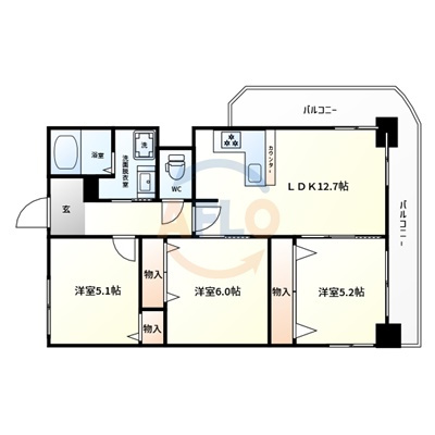 クリアクレセント住之江の間取り|クリアクレセント住之江　間取り
