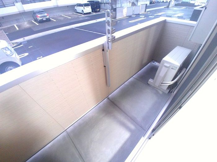 セレスティア助光　D棟のバルコニー