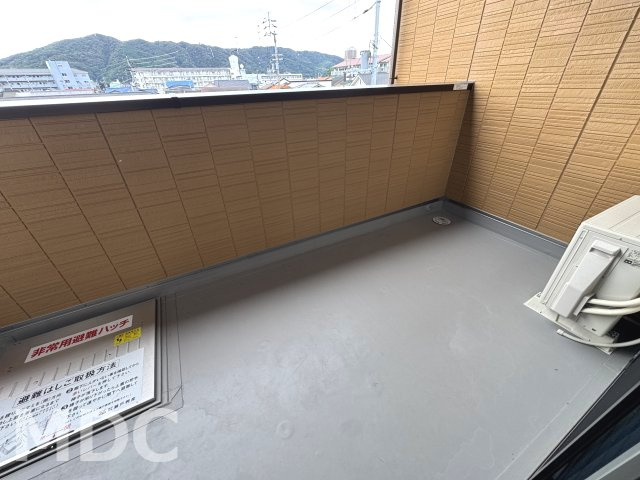 エグレットテラスⅡのバルコニー