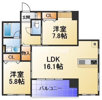 【間取り】 | Dios城東