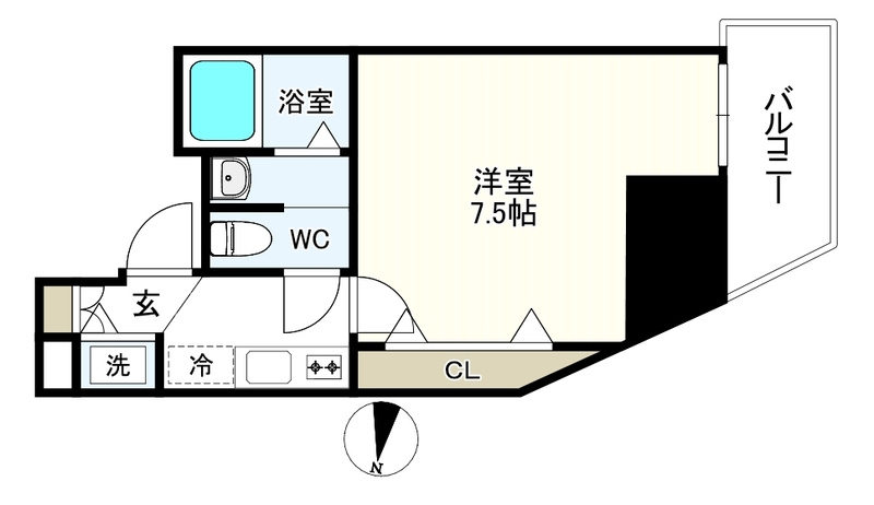 エスライズ堺筋本町の間取り|エスライズ堺筋本町　間取り