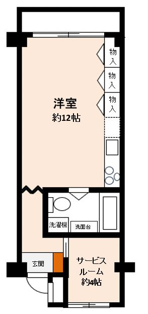 秀和月島レジデンスの間取り