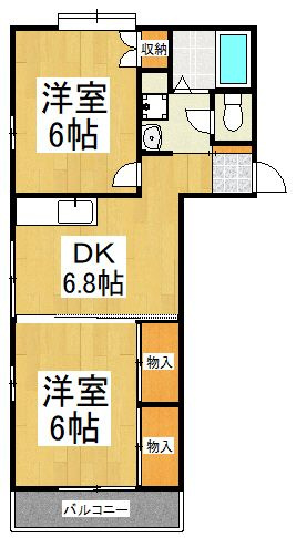 ポカラシミズの間取り