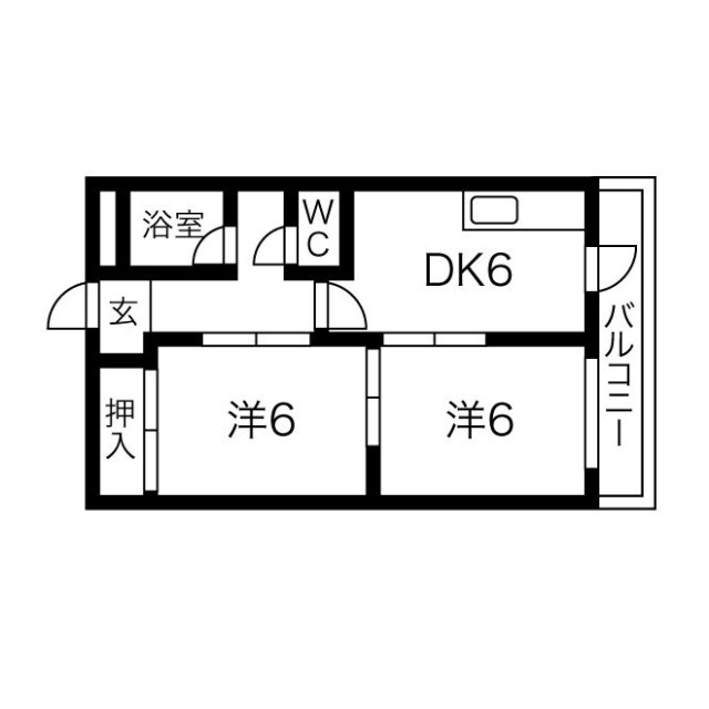 カサ池田の間取り
