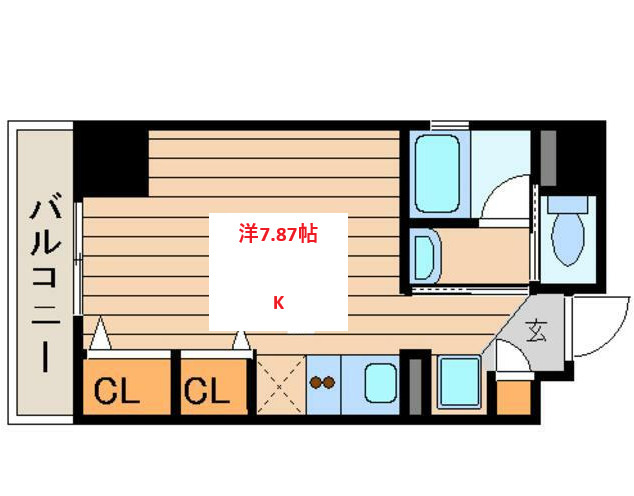 【間取り】 | マイスターハウス川崎 | お部屋の間取り図です。