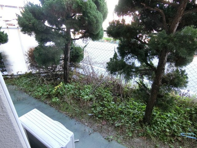 中ノ山ハイツの庭