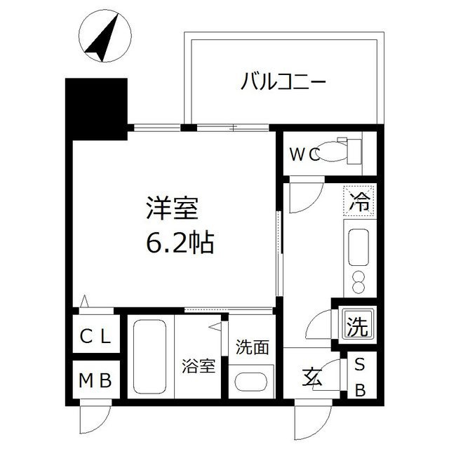 エスリード南堀江グランツの間取り|エスリード南堀江グランツ　間取り