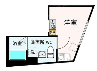 Ｐｒｉｍｅ蒲田の間取り|間取りです。
