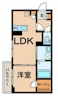 パレッソの間取り|間取りです。