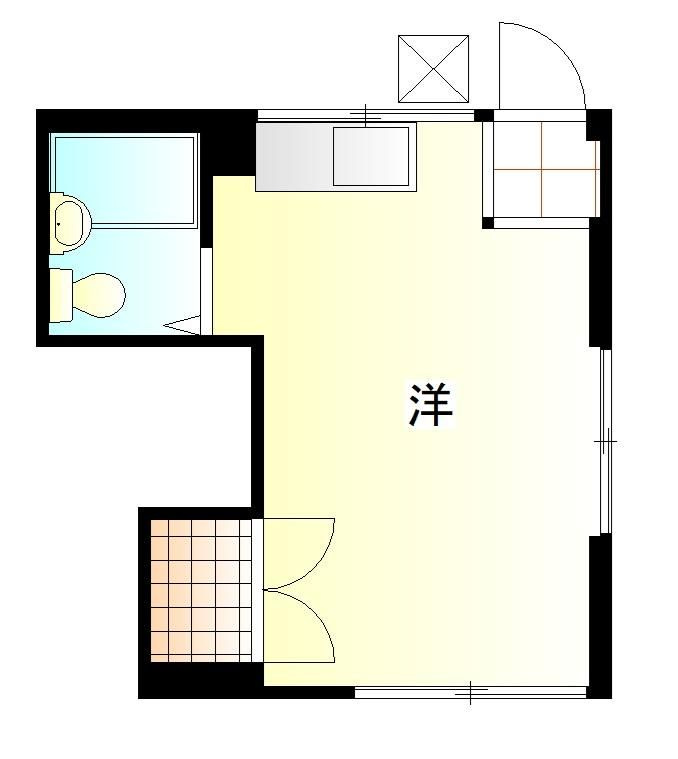 メゾン山下Ⅱの間取り|間取りです。
