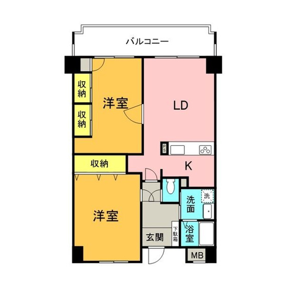 【間取り】 | グランデ元塩