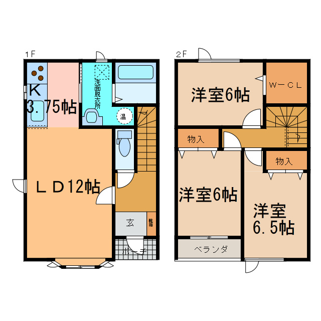 シャルールの間取り