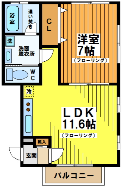 ツインハウス富紀の間取り