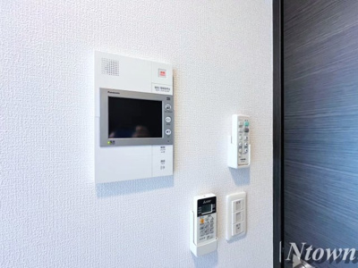 【セキュリティ】 | エステムコート名古屋栄プレシャス | モニター付きインターホンです。