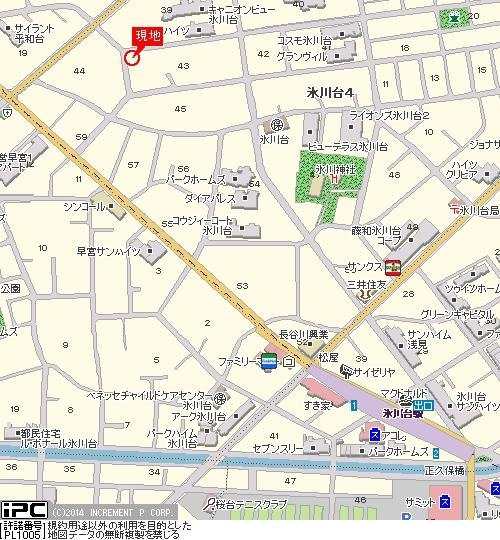 フォルテ氷川台の地図