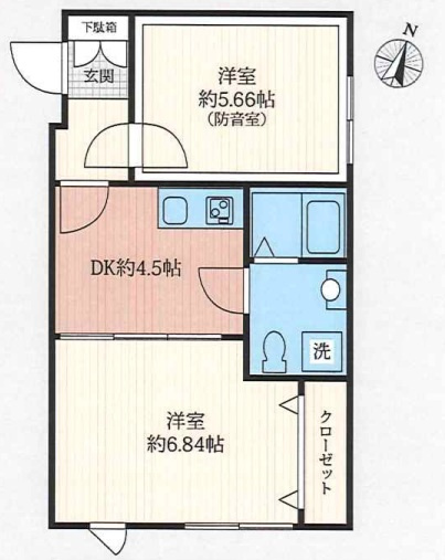 ラシクラス中板橋の間取り