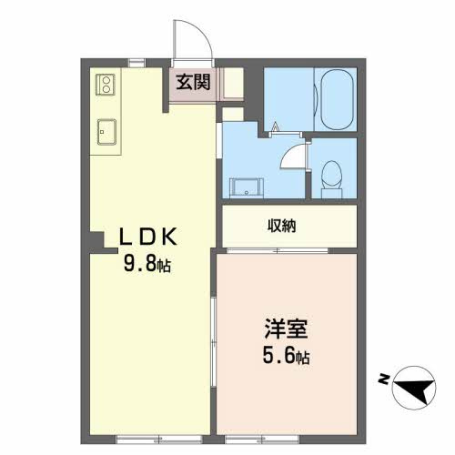 ガーデンハウス B棟の間取り