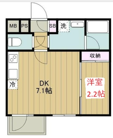 【間取り】 | パークキューブ大森山王 | 間取りです
