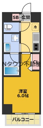 【間取り】 | ディアレイシャス東別院 | 間取りです