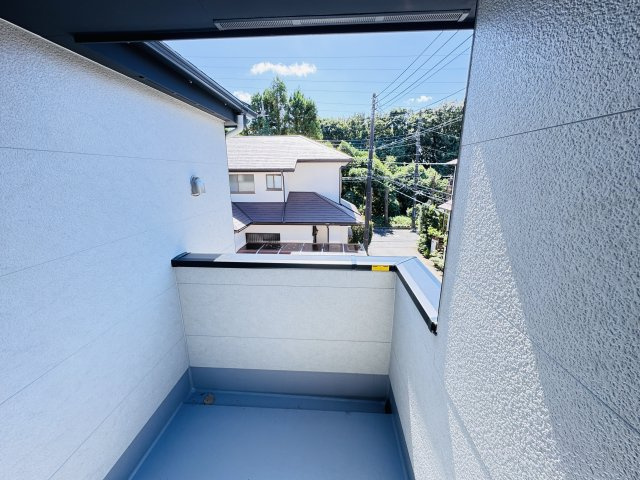 柏市増尾台３丁目新築戸建【増尾西小学校：3分】のバルコニー|5.2帖洋室前インナーバルコニー