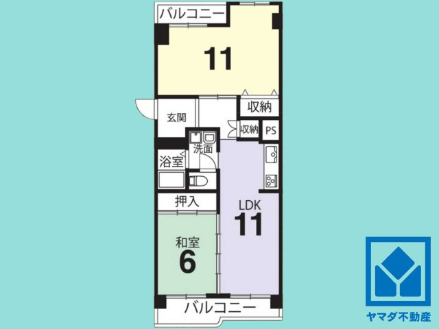 ローズマンション藤ノ森B棟の間取り