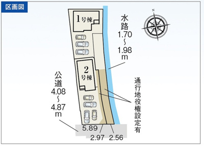 【区画図】 | 静岡市駿河区向敷地4丁目 2期 新築一戸建て 1号棟 | 1号棟の区画図です