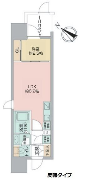 セレニテ神戸駅前アリエの間取り